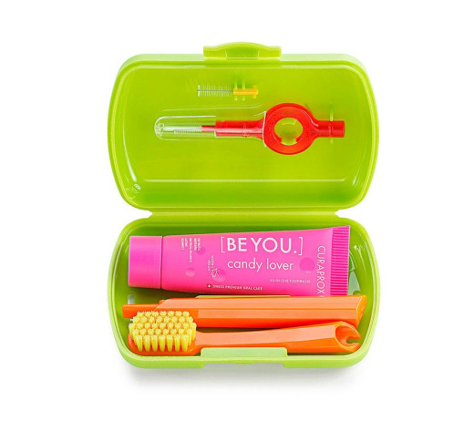 Дорожный набор BE YOU: Be you pink 10 мл, CPS prime 07, CPS prime 09, UHS 409, салатовый бокс
